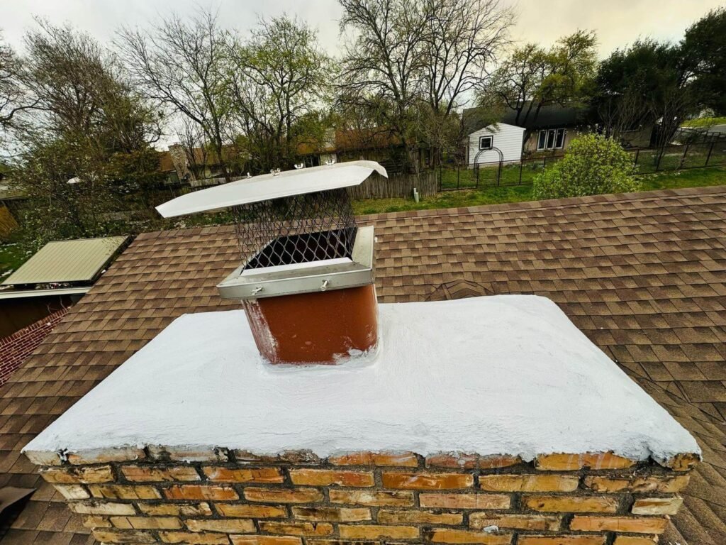top view chimney